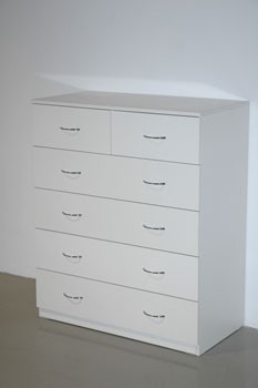 Melamine 6 Drawer Tallboy 900MM